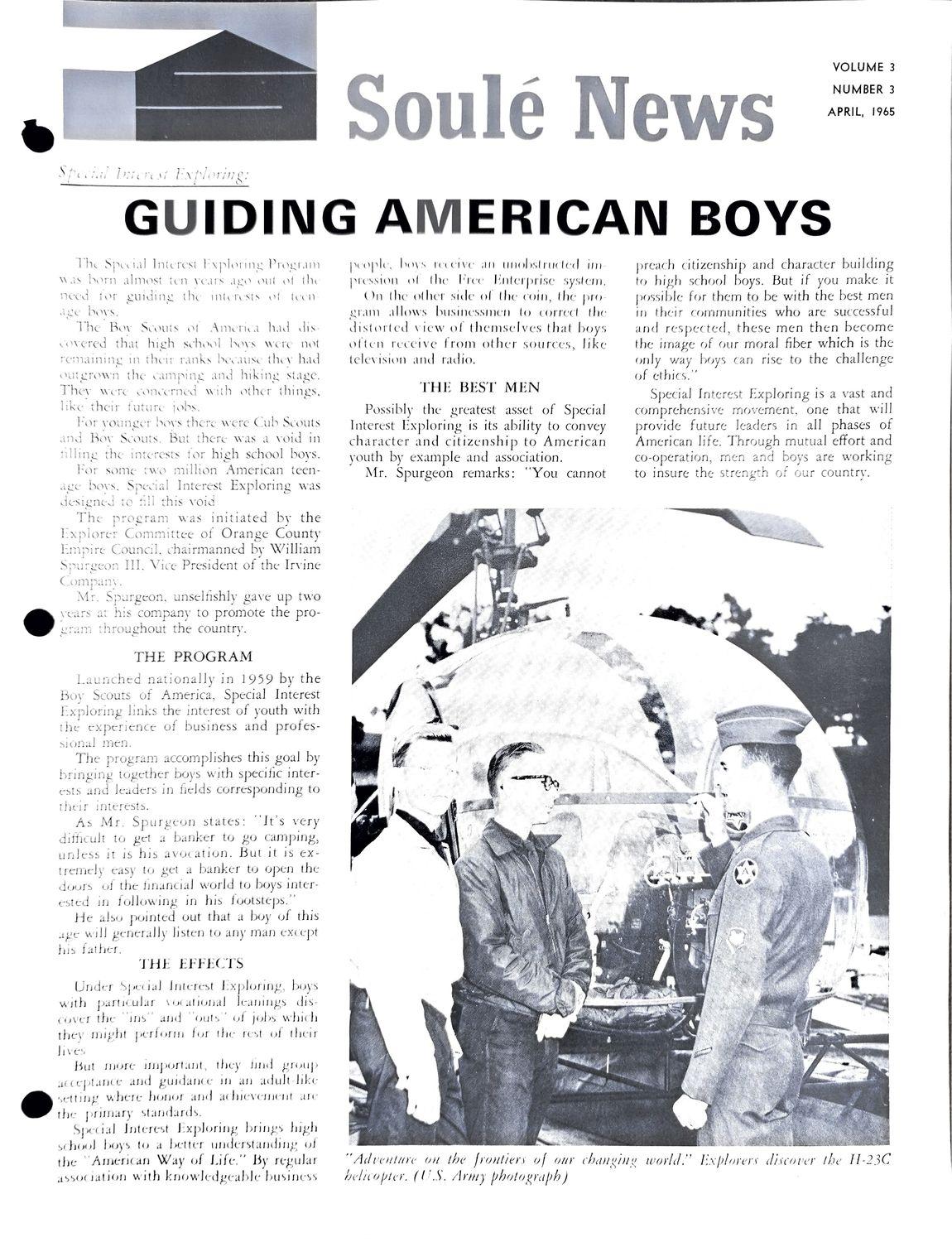 Men seated in a helicopter cockpit with controls and instruments visible.