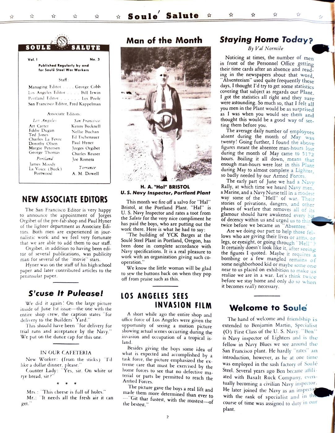 July 1943 newsletter, page 2