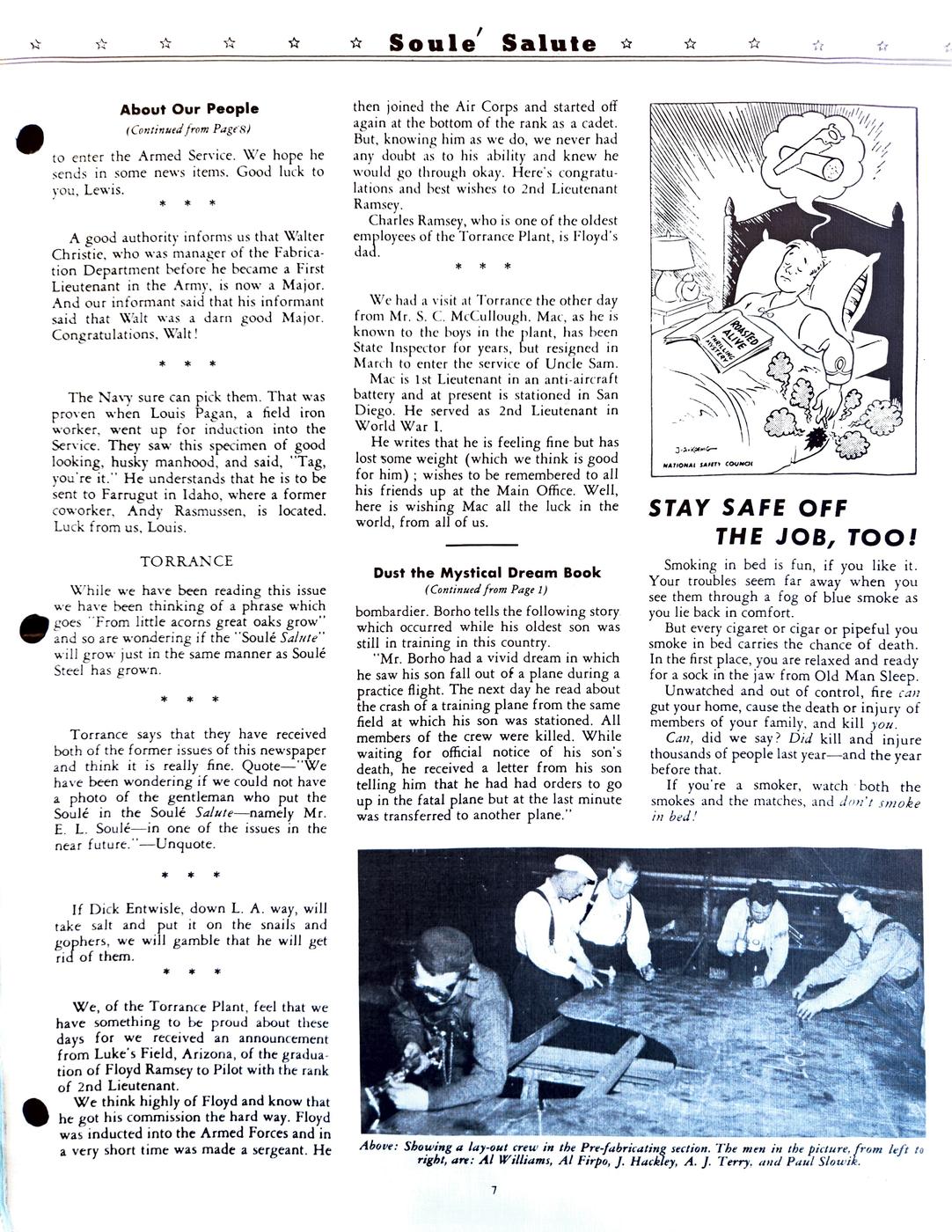 July 1943 newsletter, page 7