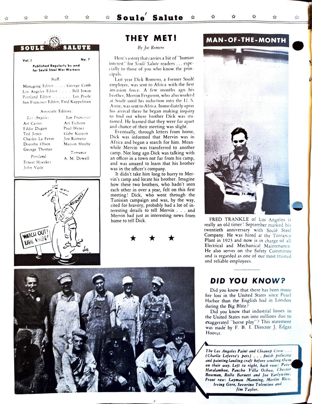 November 1943 newsletter, page 2