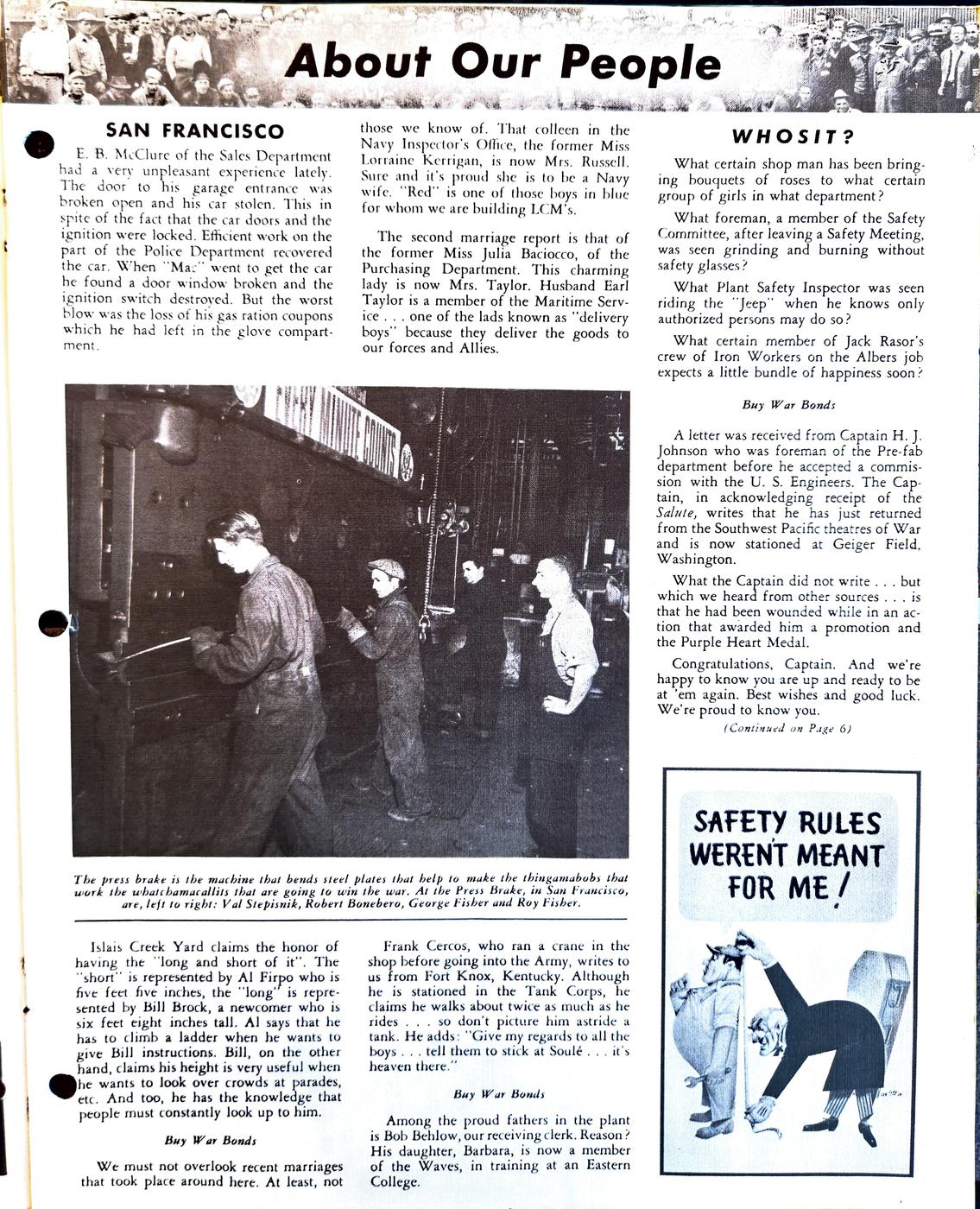 November 1943 newsletter, page 3
