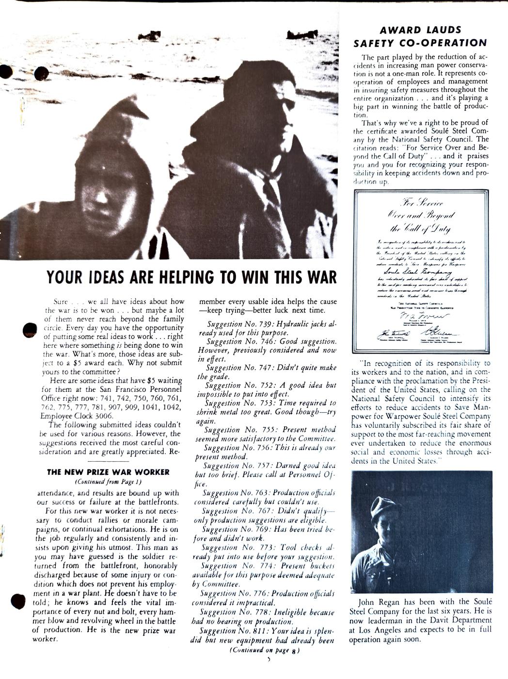 November 1943 newsletter, page 5