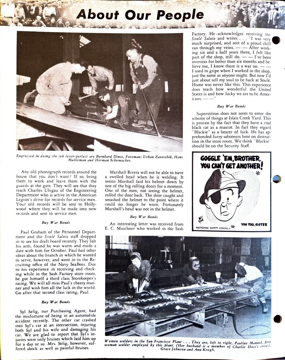 November 1943 newsletter, page 6