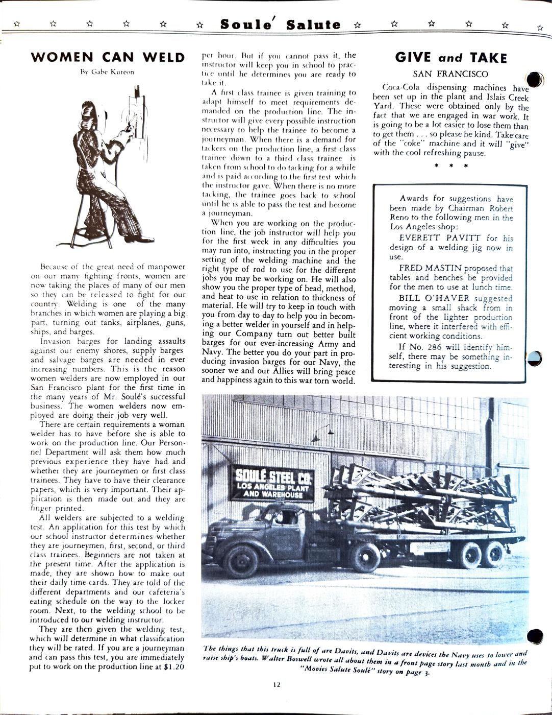 October 1943 newsletter, page 12