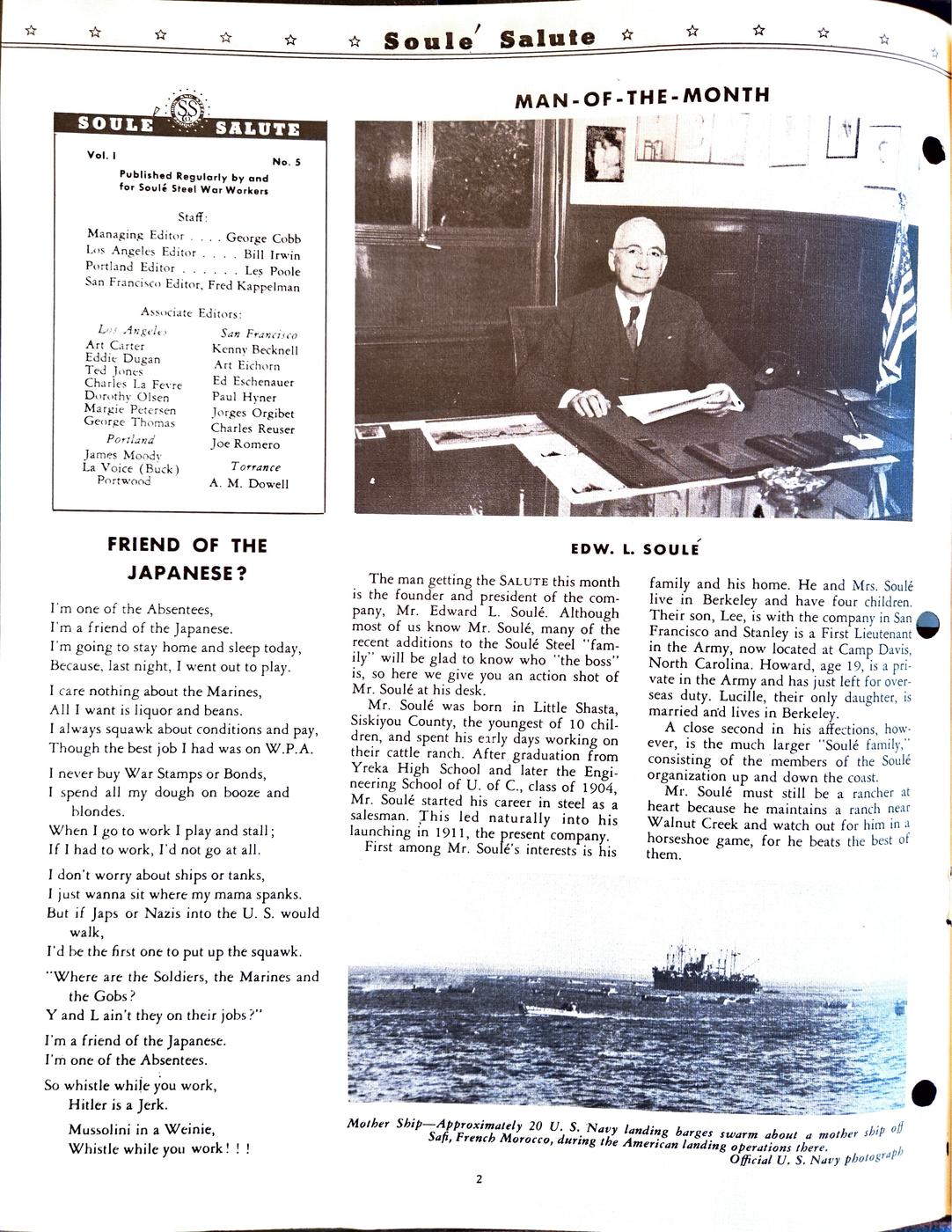 September 1943 newsletter, page 2