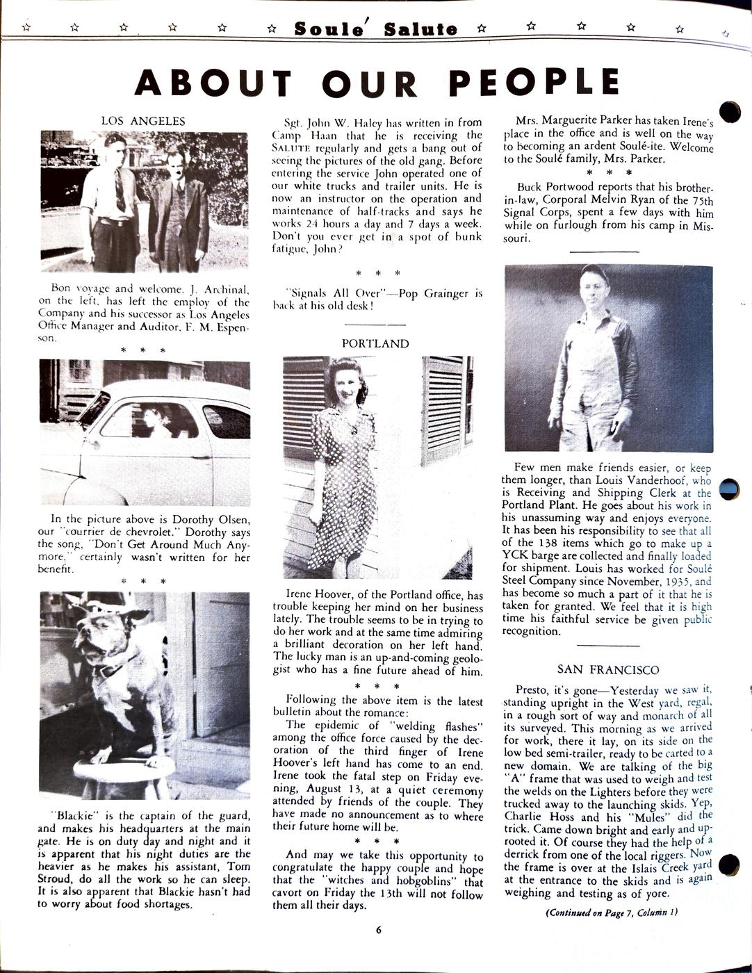 September 1943 newsletter, page 6