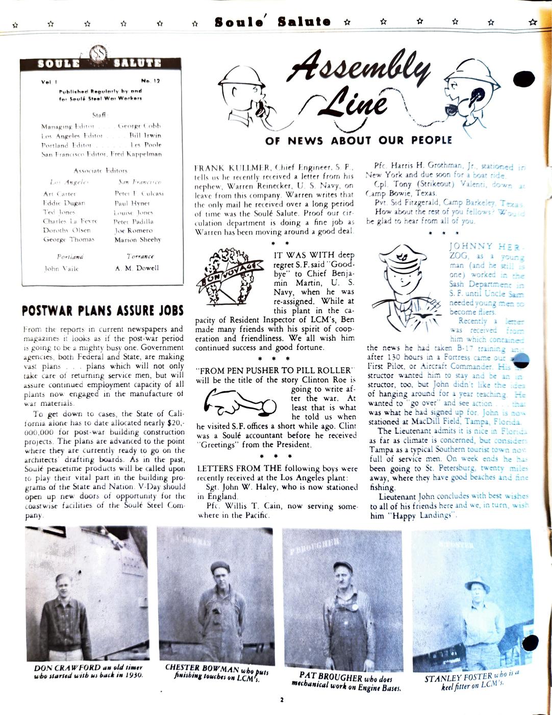 April 1944 newsletter, page 2