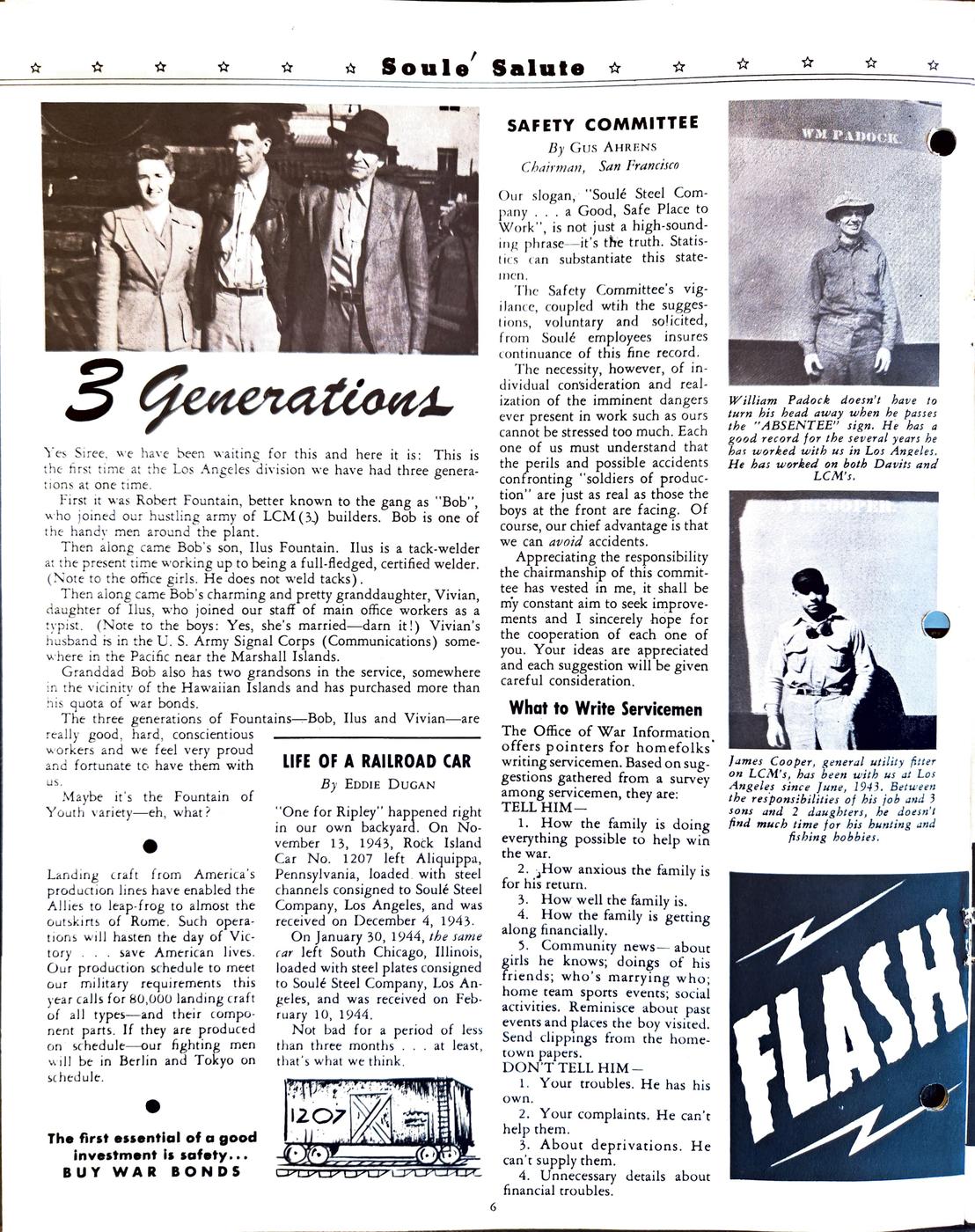 April 1944 newsletter, page 6