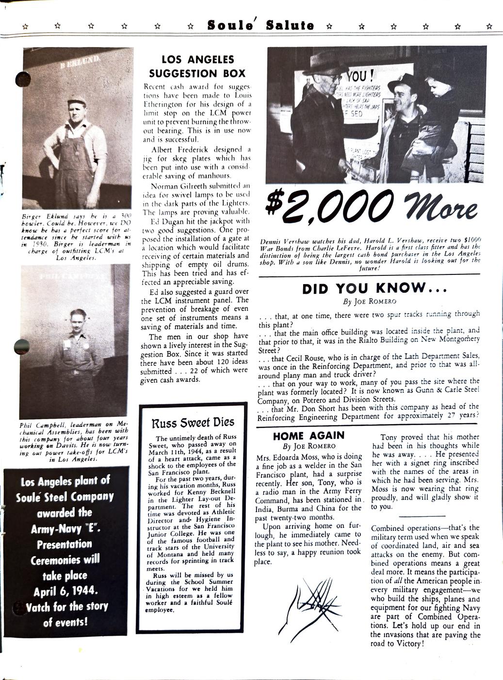 April 1944 newsletter, page 7