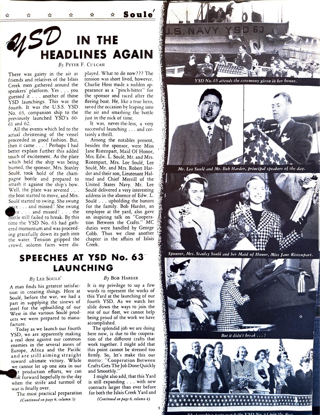 August 1944 newsletter, page 3