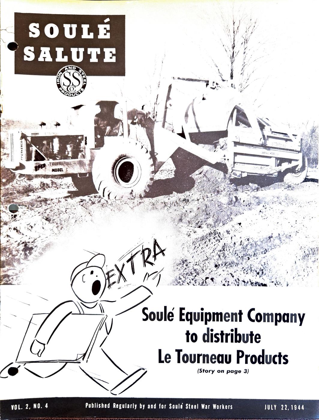 July (B) 1944 newsletter, page 1