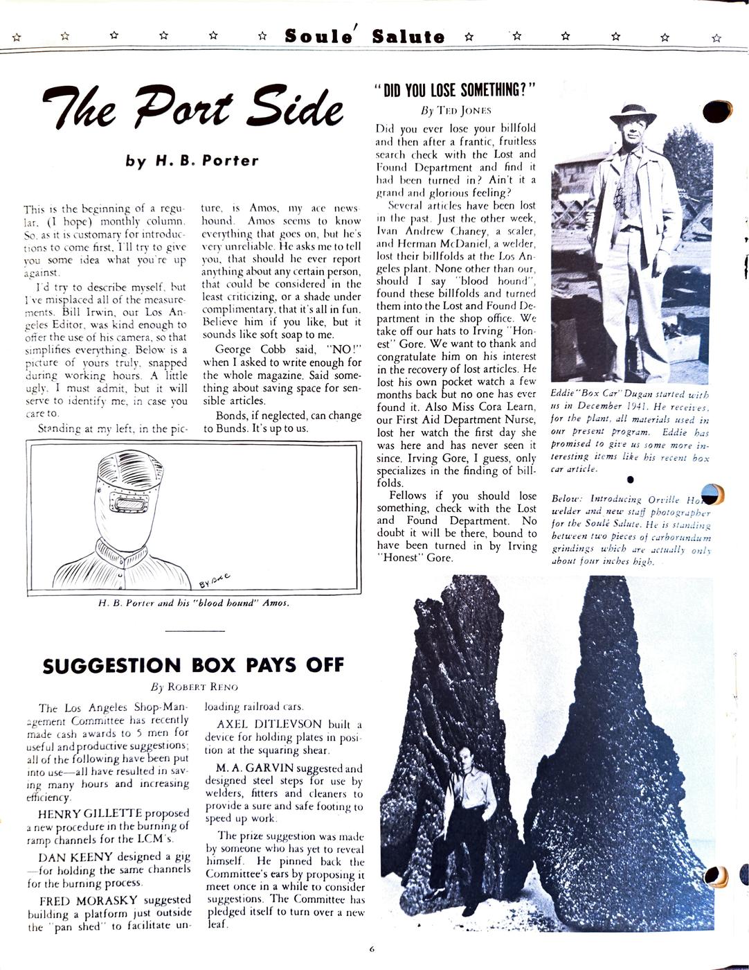 July (B) 1944 newsletter, page 6