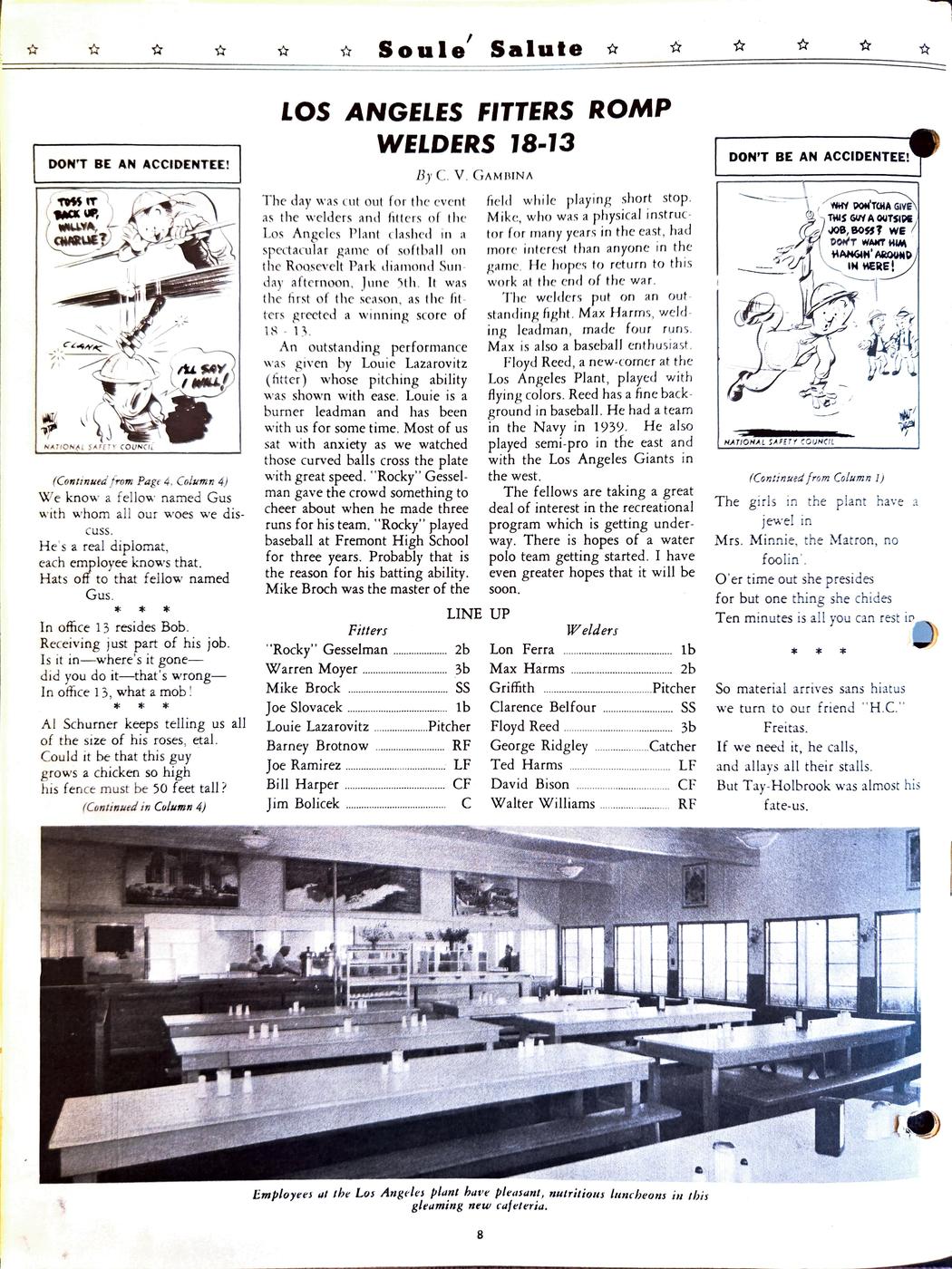 July (B) 1944 newsletter, page 8
