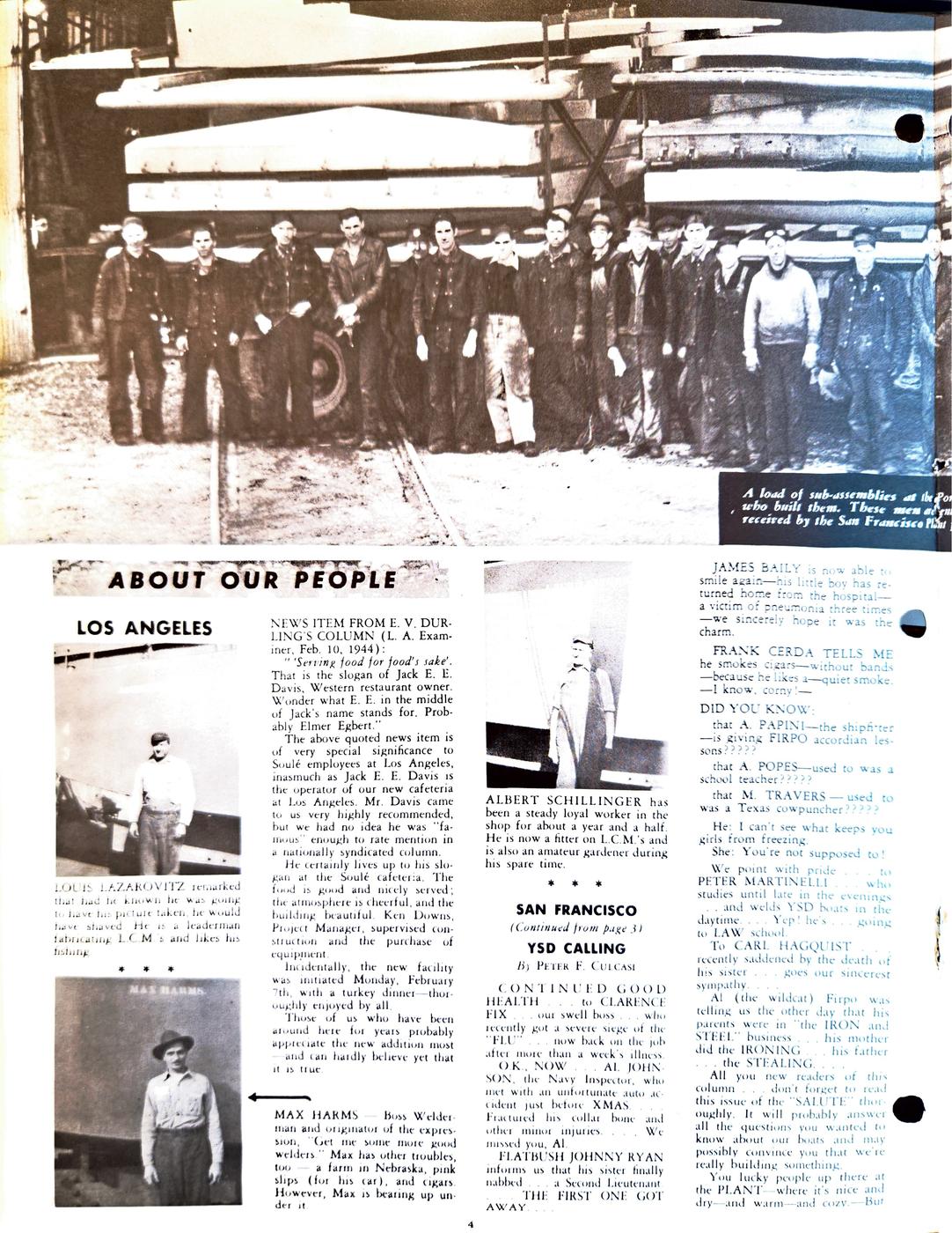 March 1944 newsletter, page 2