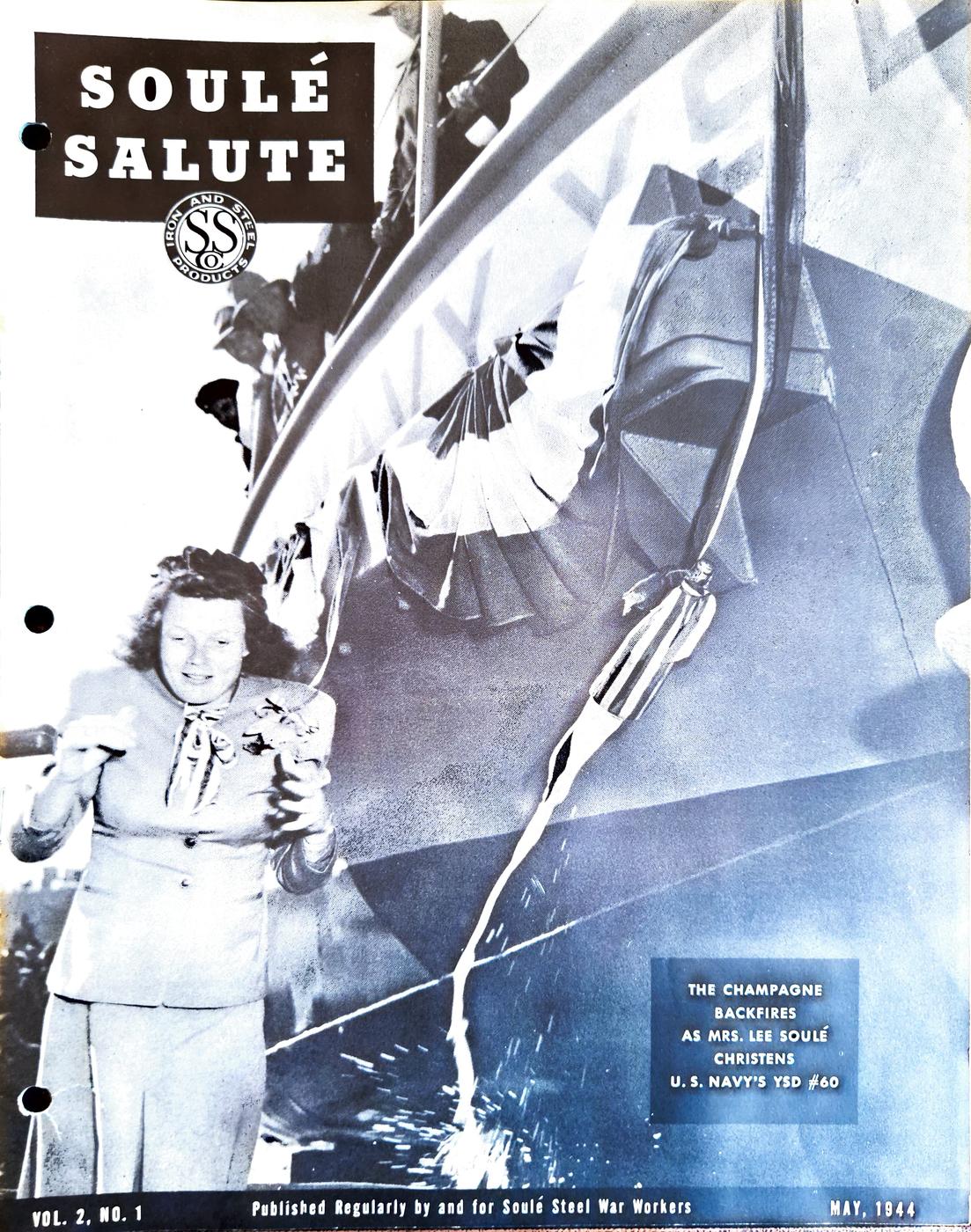 May 1944 newsletter, page 1
