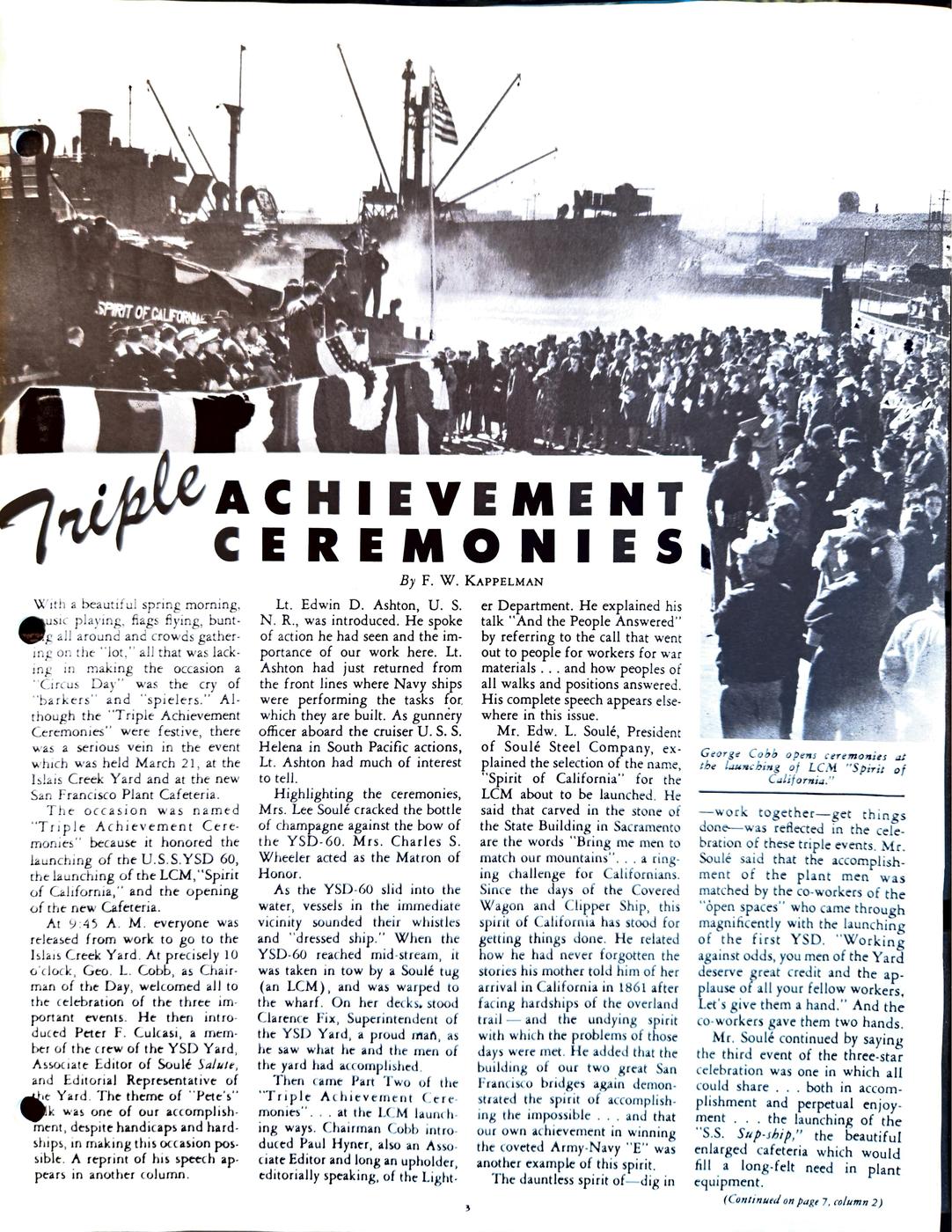 May 1944 newsletter, page 3
