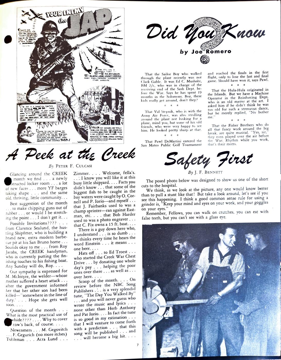 November 1944 newsletter, page 7