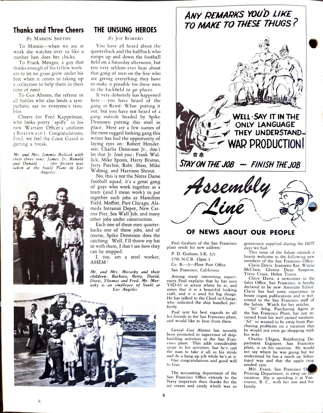 November 1944 newsletter, page 8