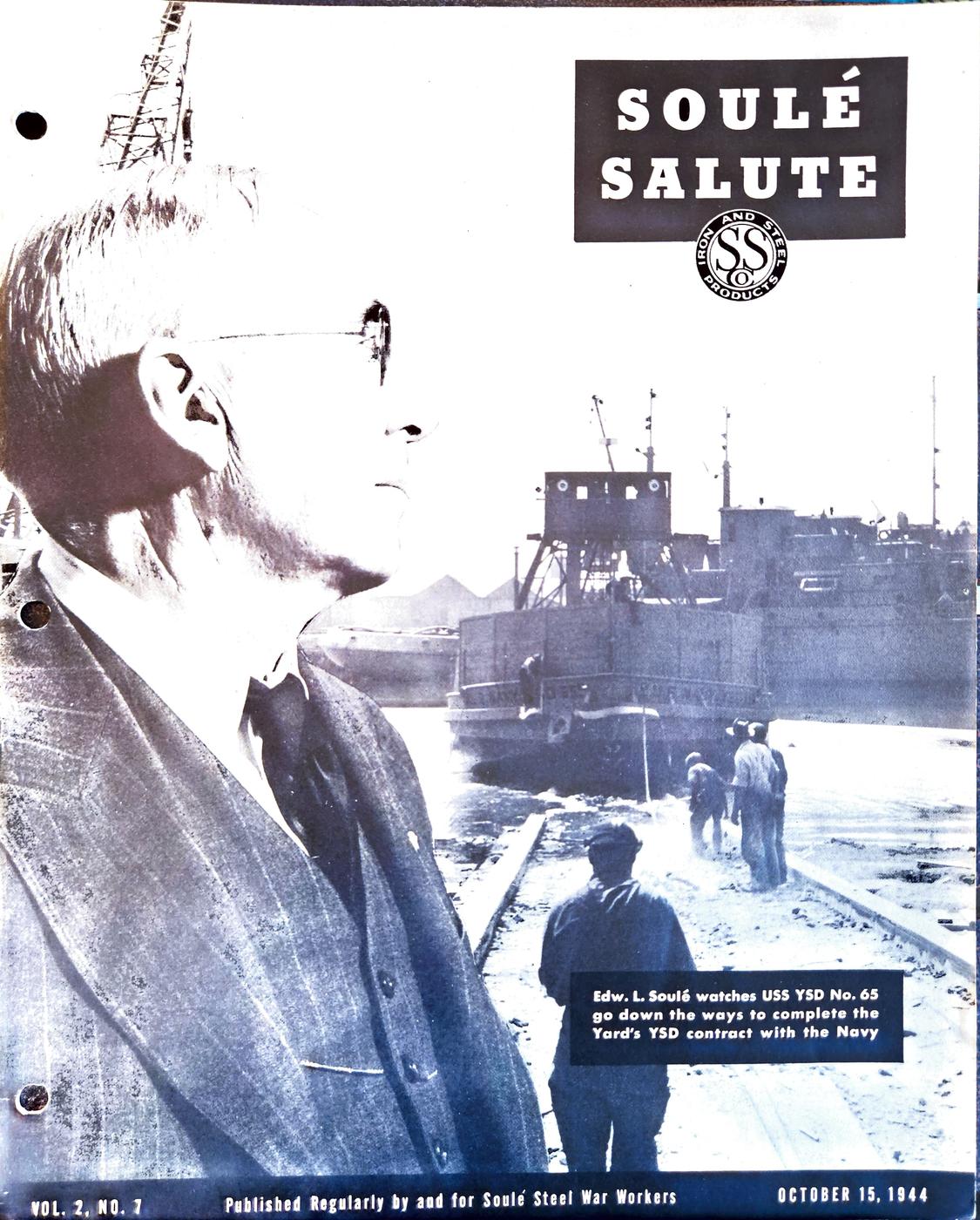 October 1944 newsletter, page 1