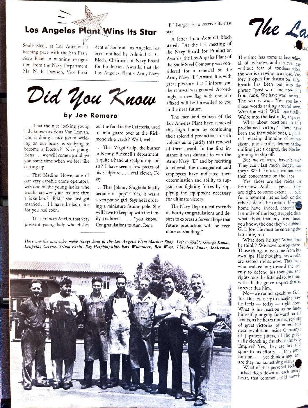 October 1944 newsletter, page 4