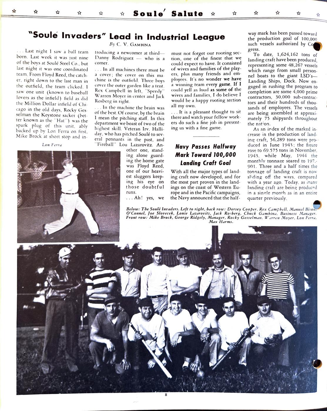 September 1944 newsletter, page 8