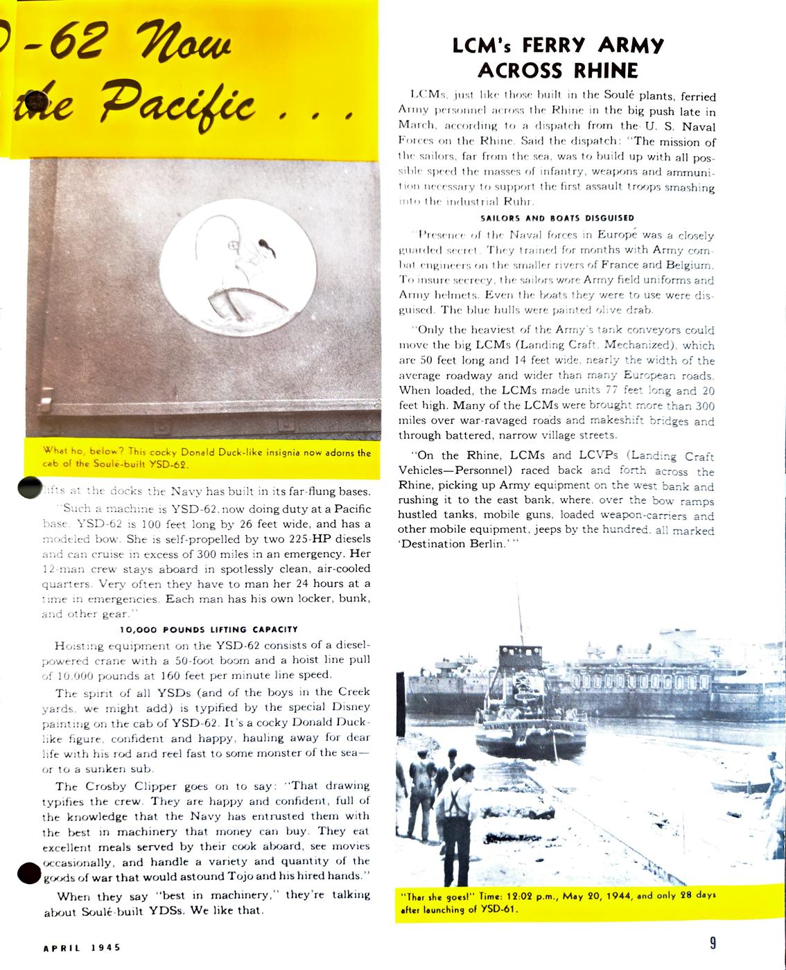 April 1945 newsletter, page 7