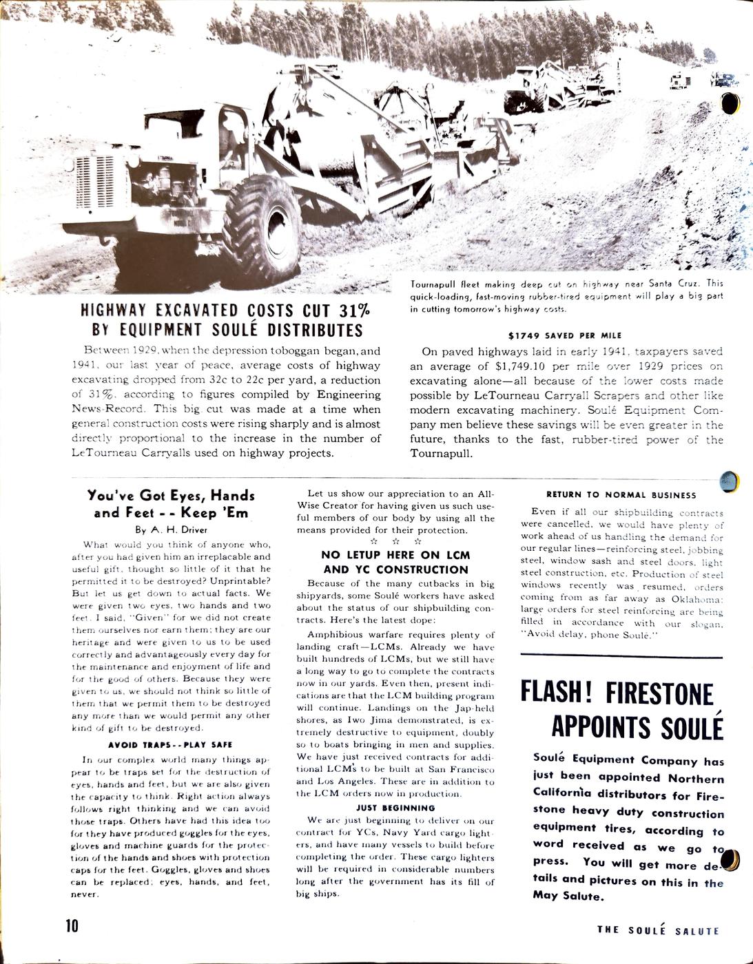 April 1945 newsletter, page 8