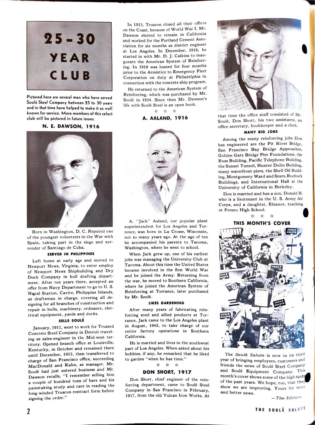 June 1945 newsletter, page 2