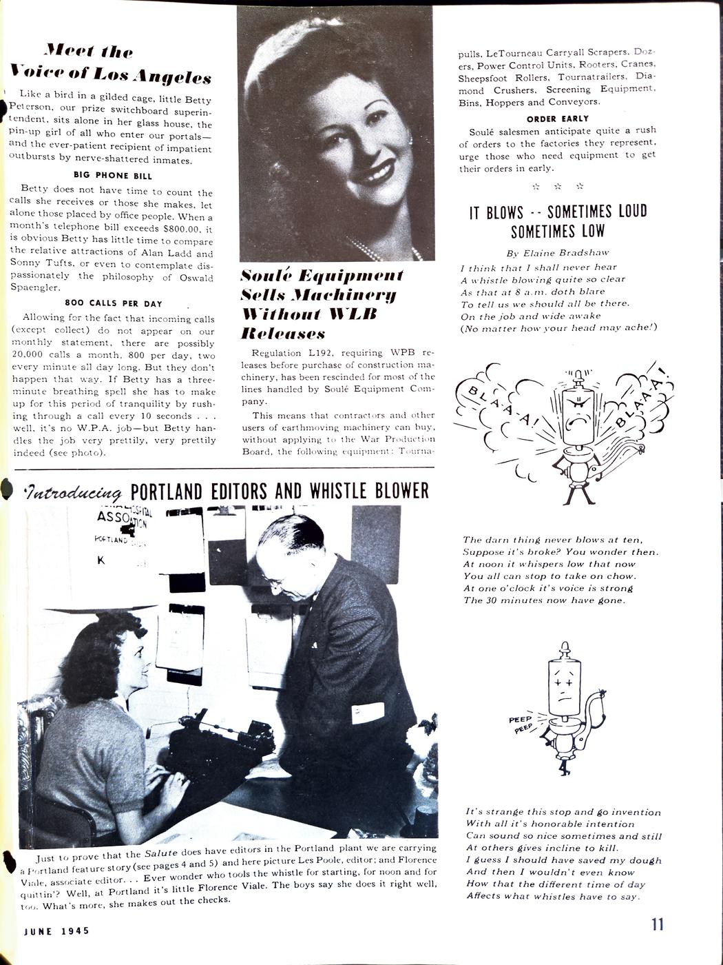 June 1945 newsletter, page 11