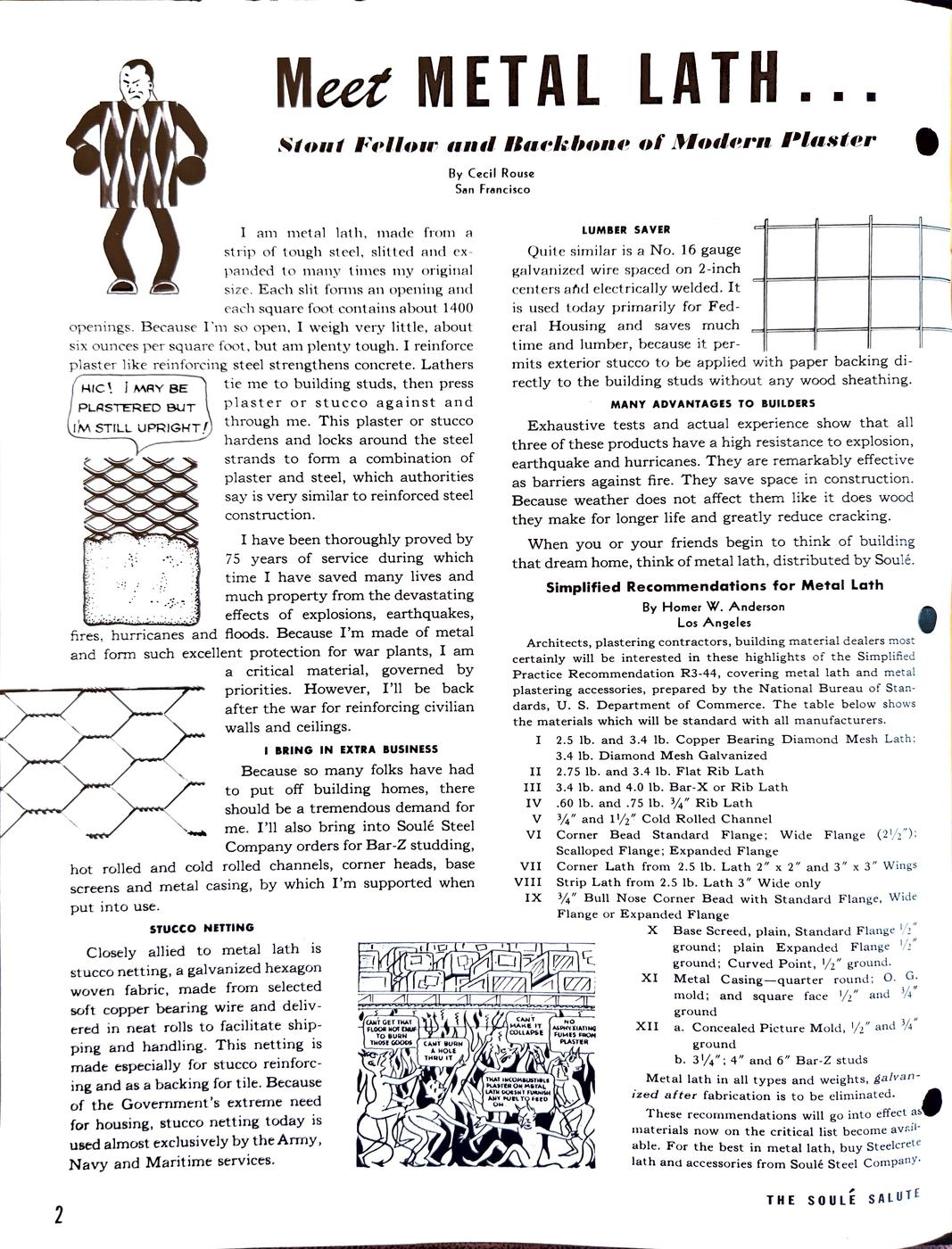 March 1945 newsletter, page 2