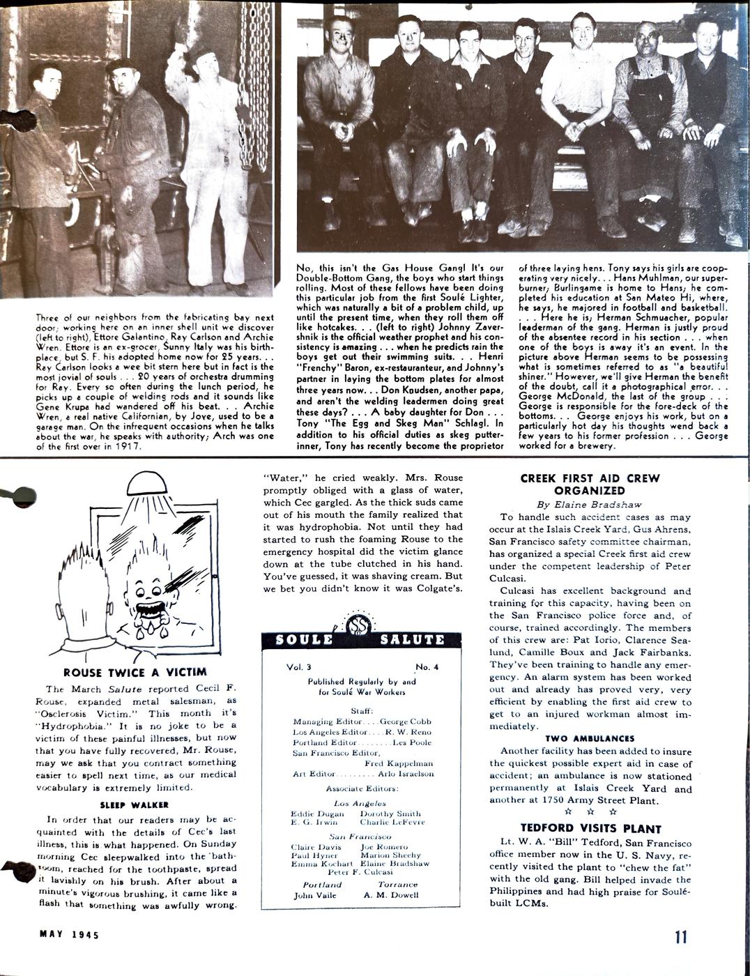 May 1945 newsletter, page 11