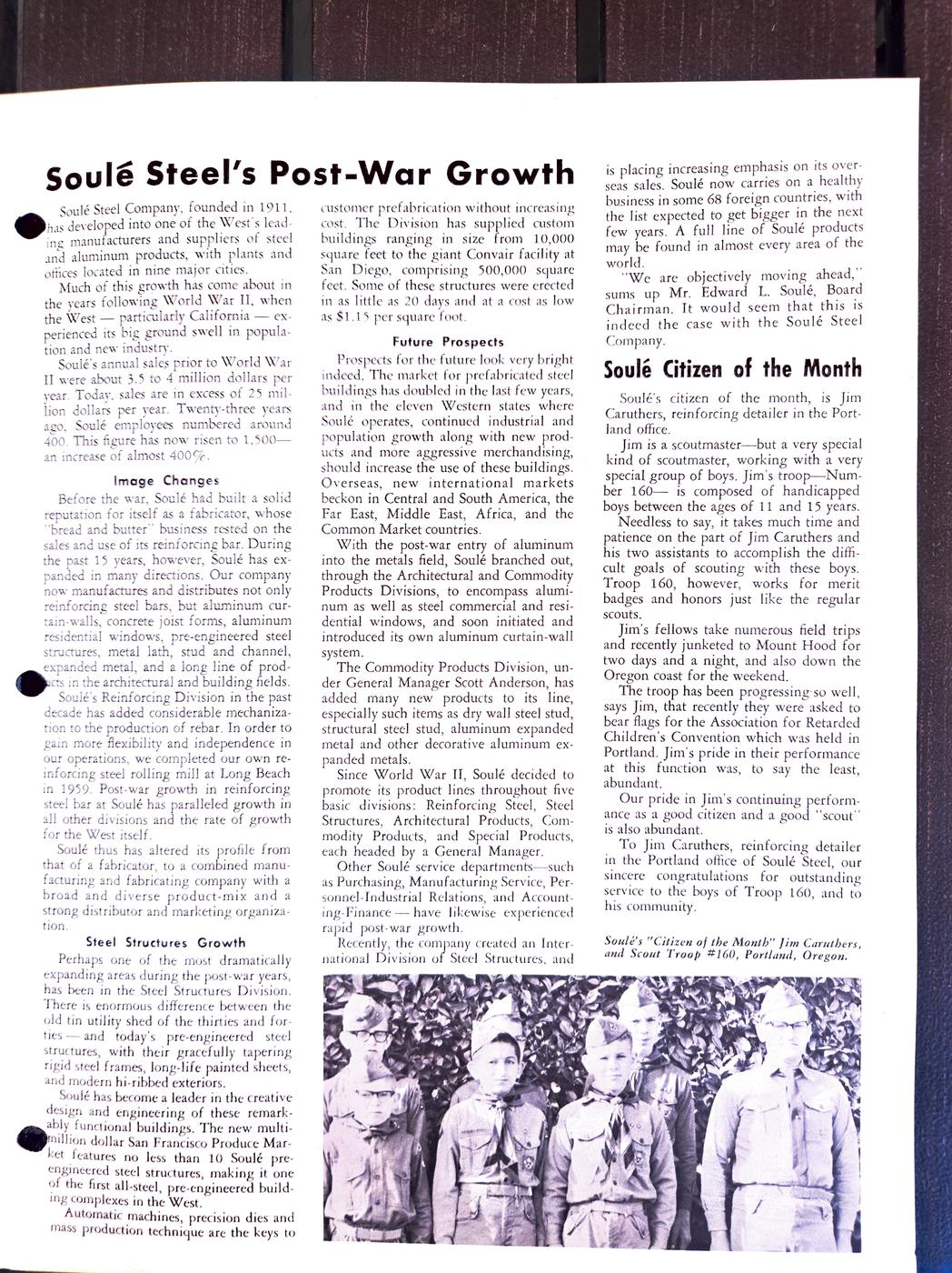 December 1963 newsletter, page 3