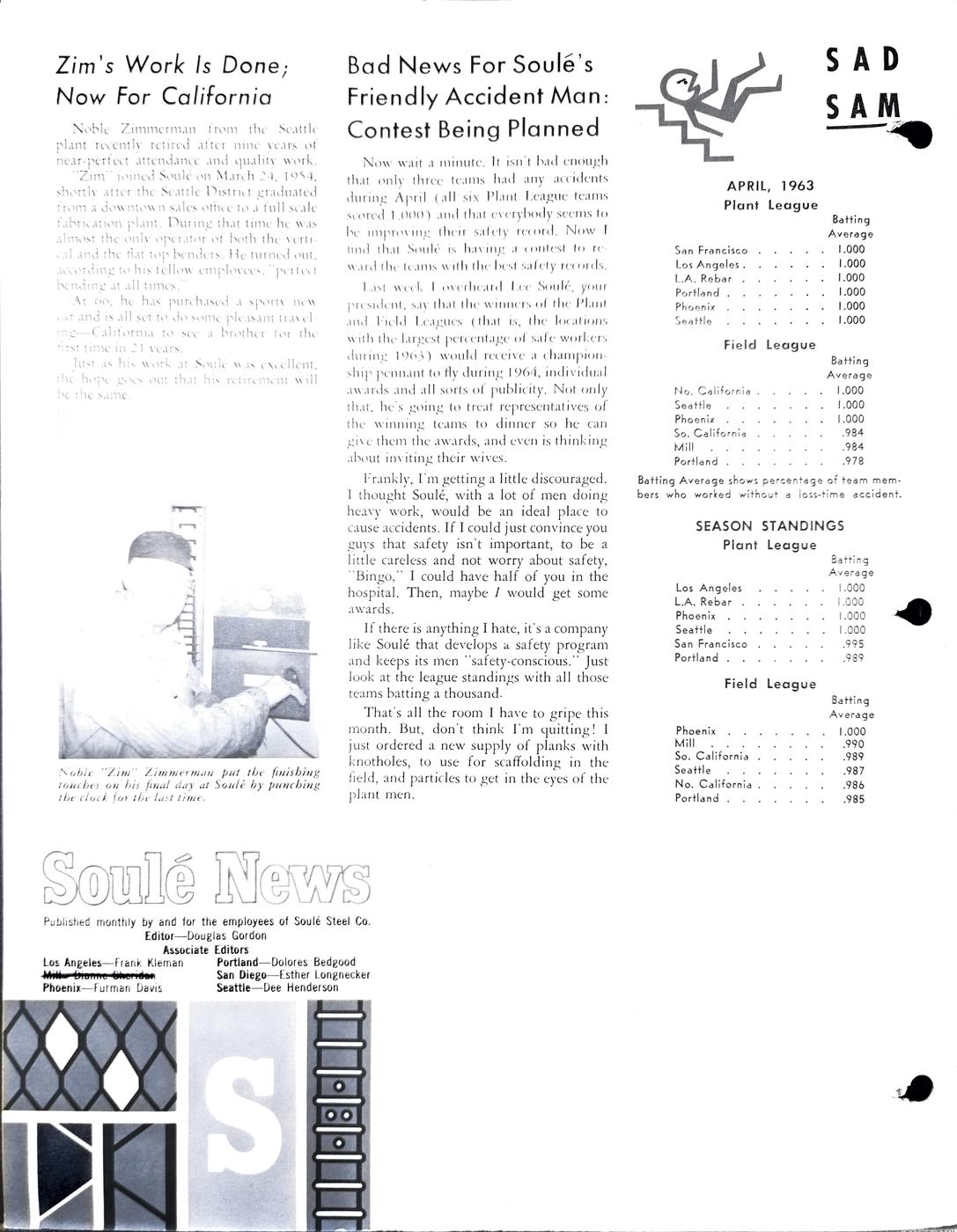 June 1963 newsletter, page 4