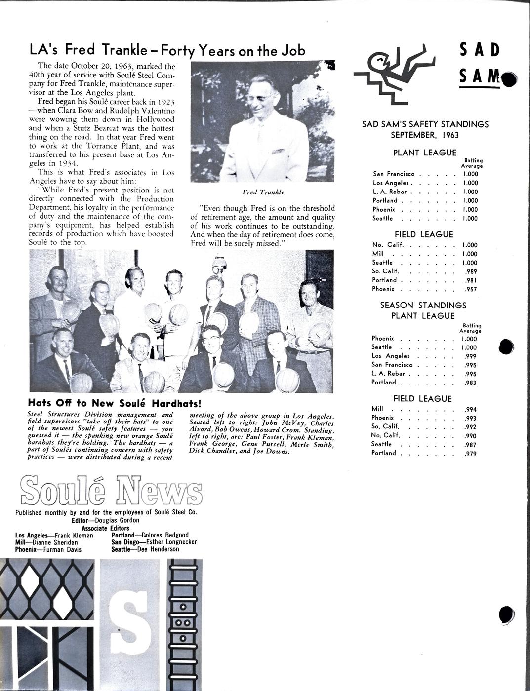 November 1963 newsletter, page 4