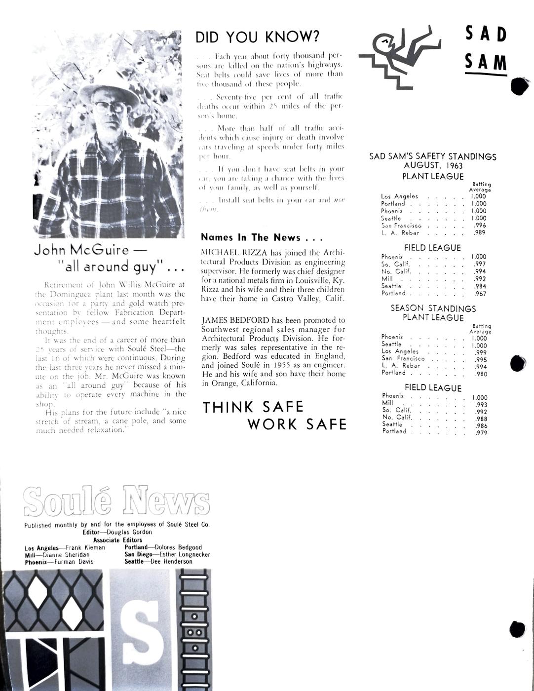 October 1963 newsletter, page 4