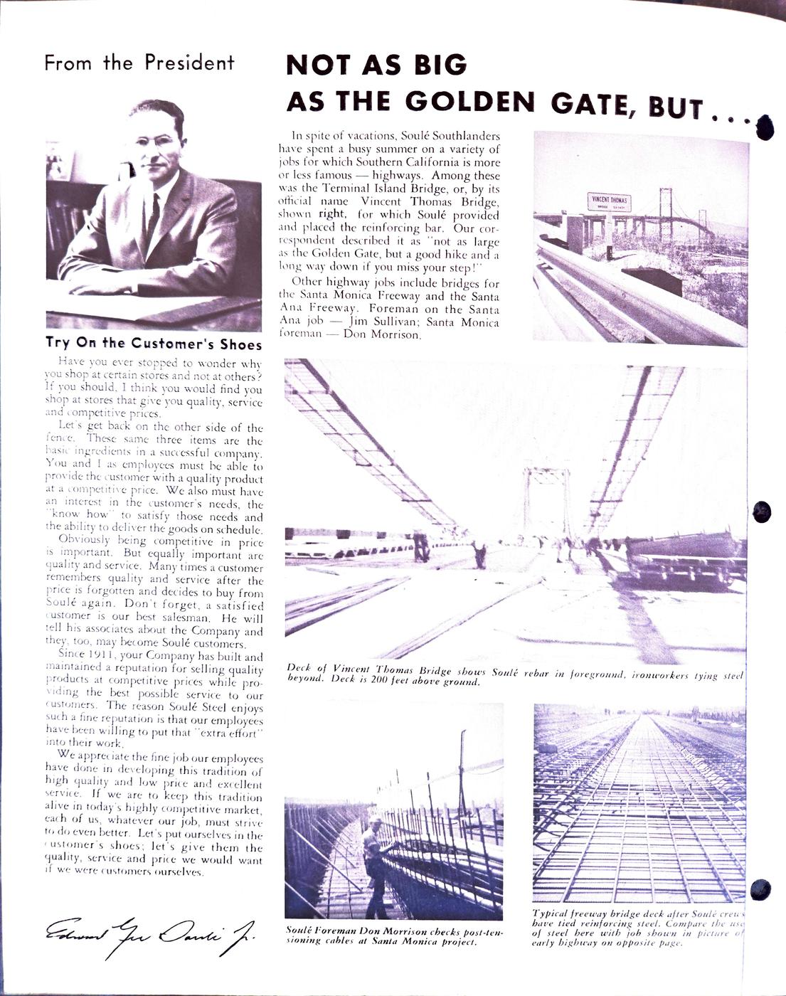 September 1963 newsletter, page 2