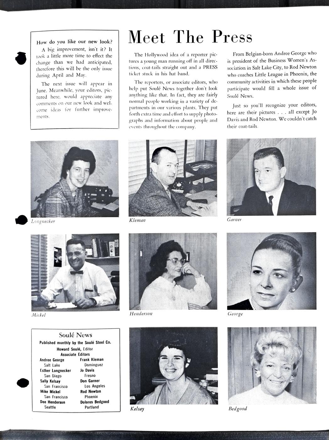 April / May 1964 newsletter, page 3