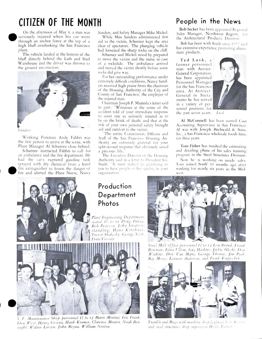 August 1964 newsletter, page 3