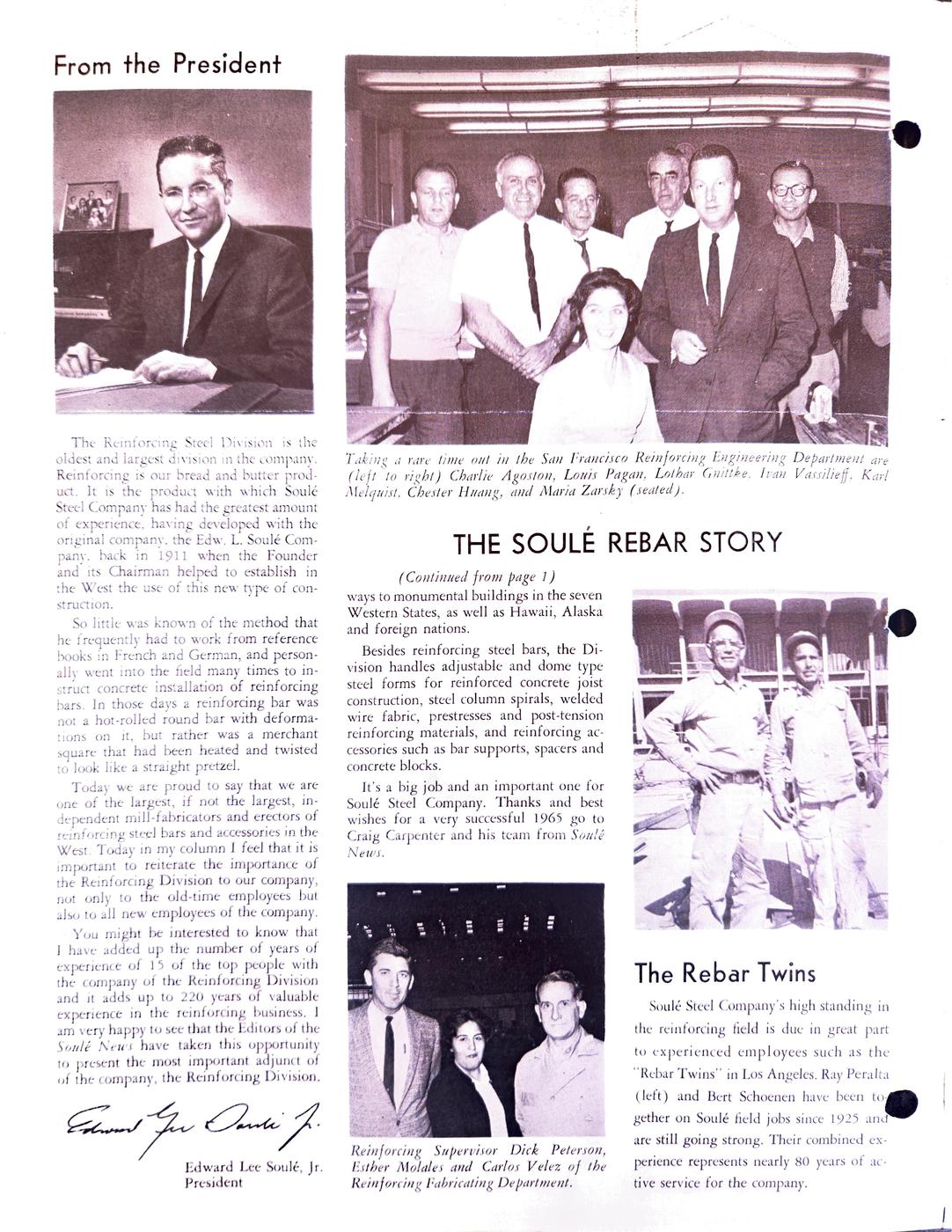 December 1964 newsletter, page 2