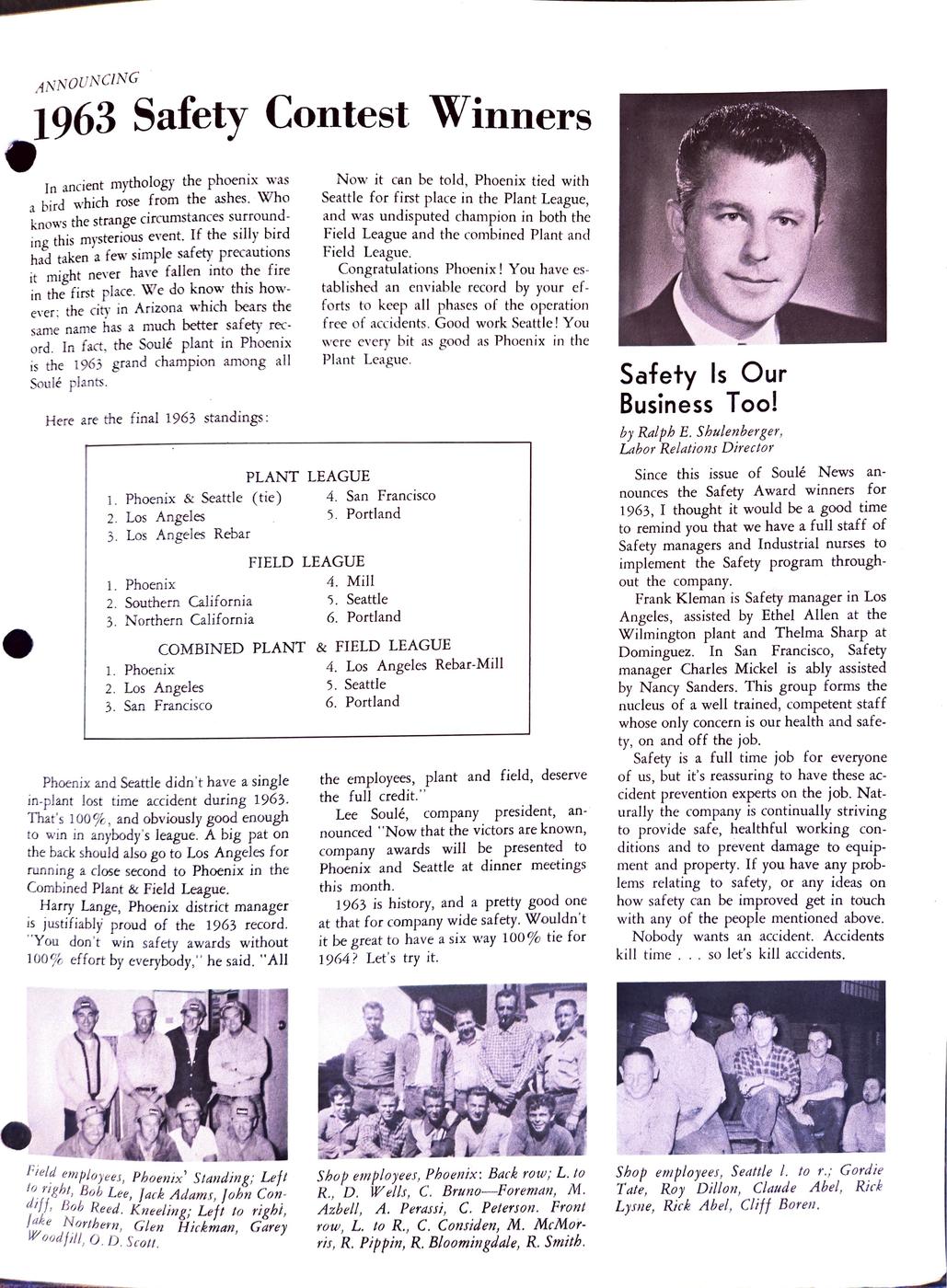 March 1964 newsletter, page 3