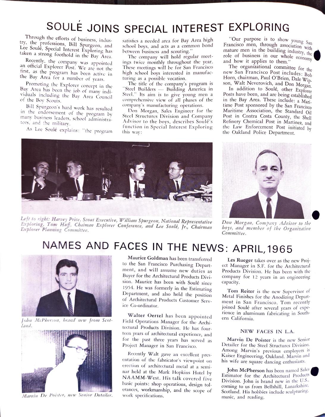 April 1965 newsletter, page 2