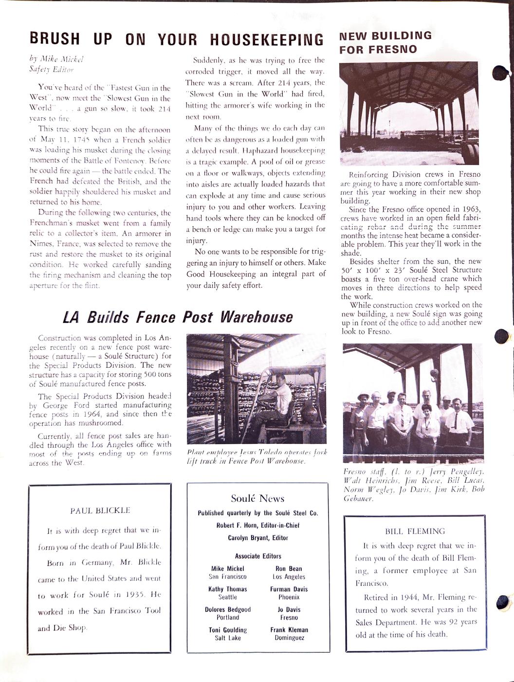 Spring 1966 newsletter, page 4