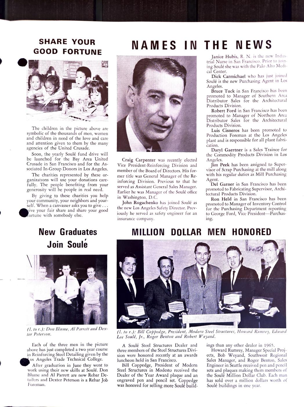 Summer / Fall 1966 newsletter, page 3