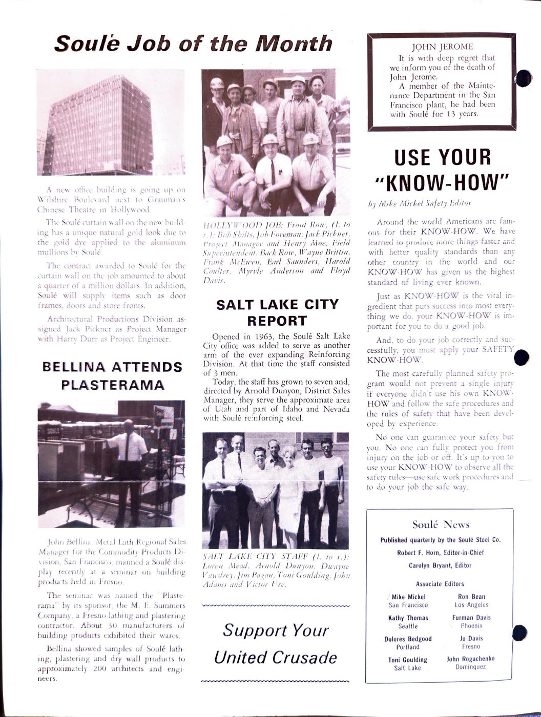 Summer / Fall 1966 newsletter, page 4