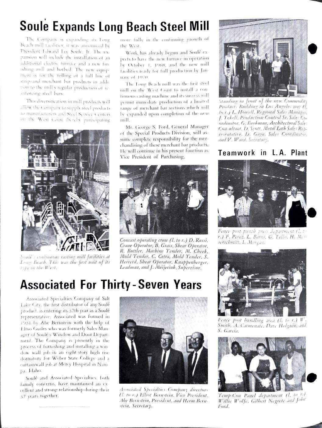 Winter 1967 newsletter, page 2