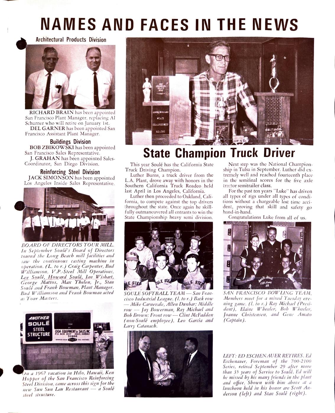 Winter 1967 newsletter, page 3