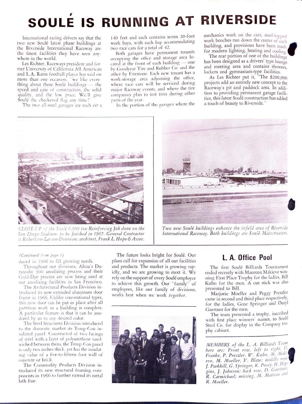Winter / Spring 1967 newsletter, page 2