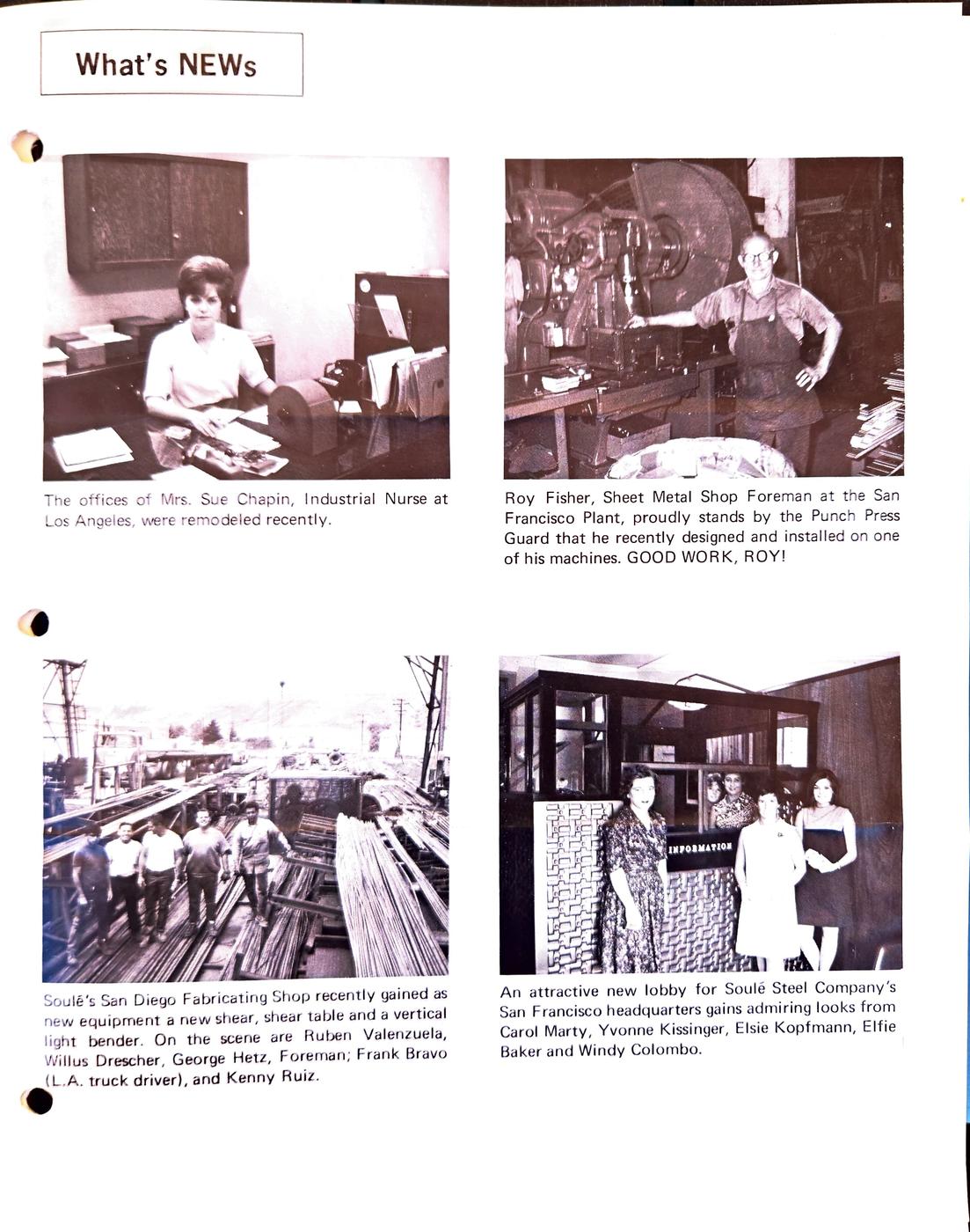 Fall 1968 newsletter, page 5