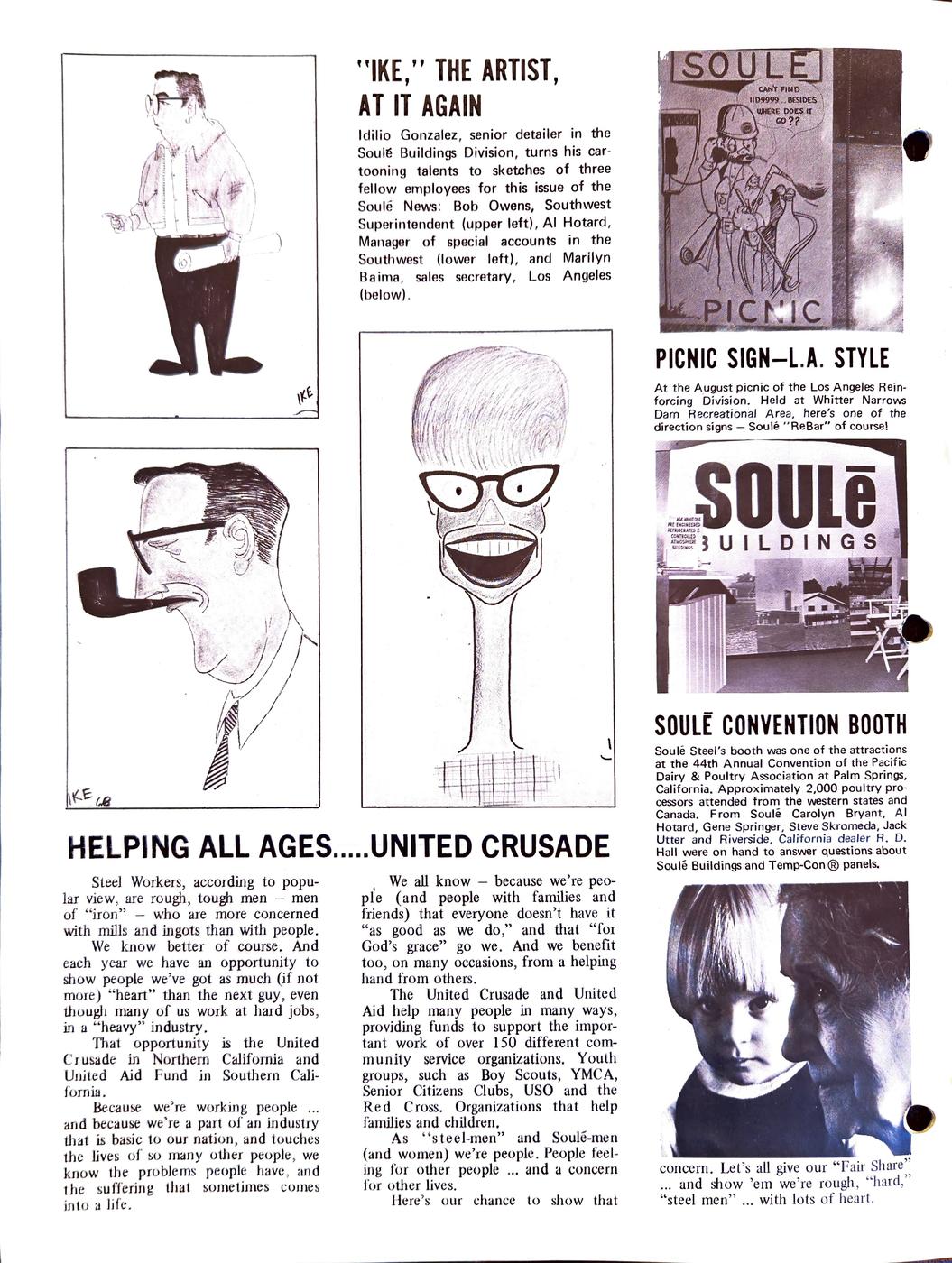 Fall 1968 newsletter, page 6