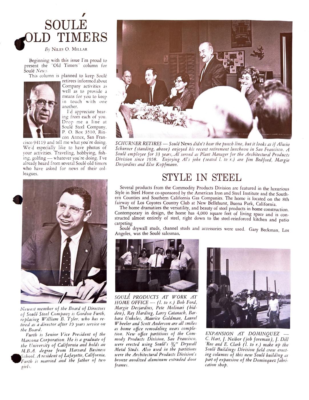 Spring 1968 newsletter, page 3